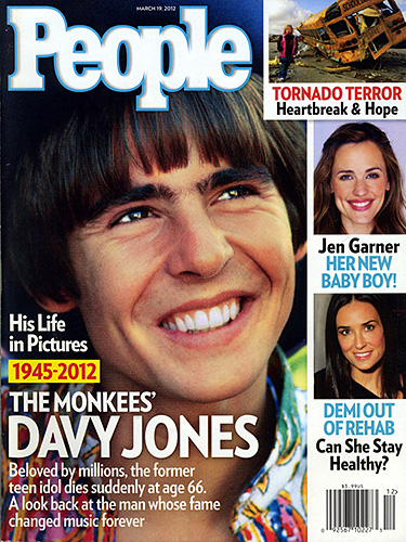 People Magazine - Davy Jones 1945-2012