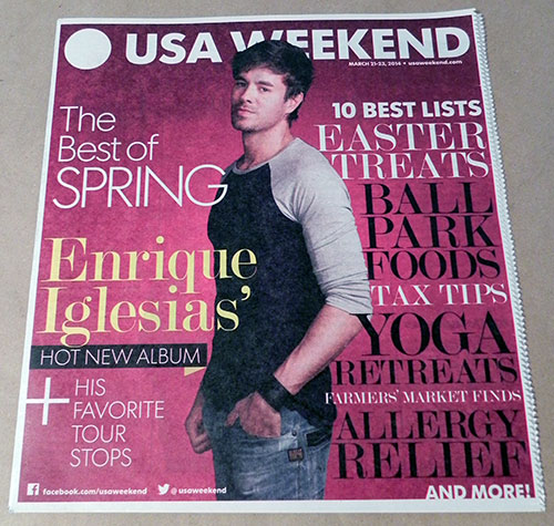 USA Weekend - Enrique Iglesias