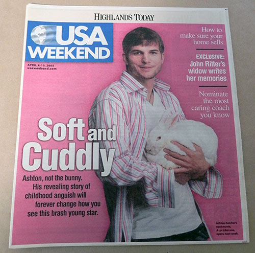 USA Weekend - Ashton Kutcher