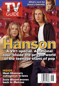 TV Guide - Hanson Cover (1998)