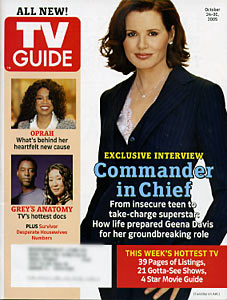 TV Guide - Geena Davis "Commander in Chief" (2005)